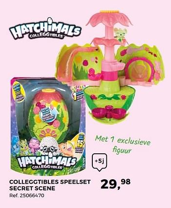 Aanbiedingen Colleggtibles speelset secret scene hatchimals - Hatchimals - Geldig van 20/03/2018 tot 24/04/2018 bij Supra Bazar