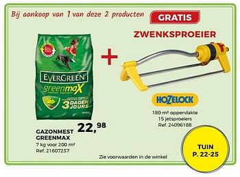 Aanbiedingen Evergreen gazonmest greenmax - Evergreen - Geldig van 20/03/2018 tot 24/04/2018 bij Supra Bazar