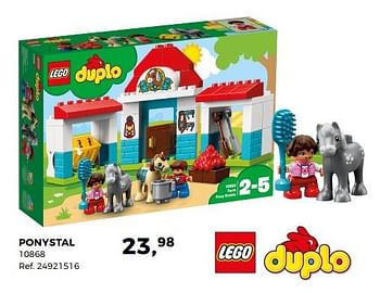 Aanbiedingen Lego duplo ponystal 10868 - Lego - Geldig van 20/03/2018 tot 24/04/2018 bij Supra Bazar