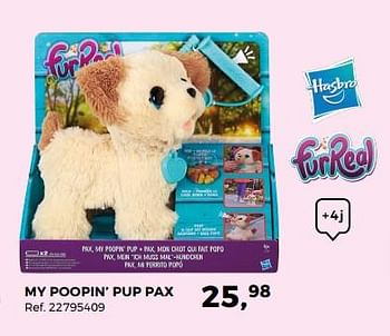 Aanbiedingen My poopin` pup pax - Hasbro - Geldig van 20/03/2018 tot 24/04/2018 bij Supra Bazar