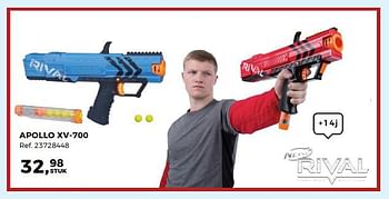 Aanbiedingen Nerf apollo xv-700 - Nerf - Geldig van 20/03/2018 tot 24/04/2018 bij Supra Bazar