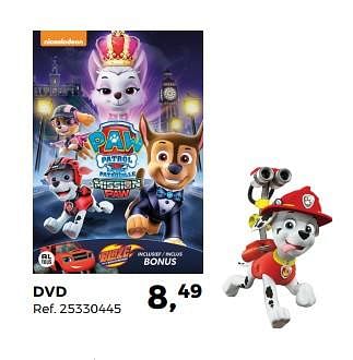 Aanbiedingen Paw patrol dvd - PAW  PATROL - Geldig van 20/03/2018 tot 24/04/2018 bij Supra Bazar