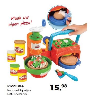 Aanbiedingen Pizzeria play-doh - Hasbro - Geldig van 20/03/2018 tot 24/04/2018 bij Supra Bazar