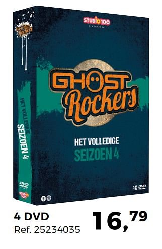 Aanbiedingen 4 dvd ghost rockers - Studio 100 - Geldig van 20/03/2018 tot 24/04/2018 bij Supra Bazar