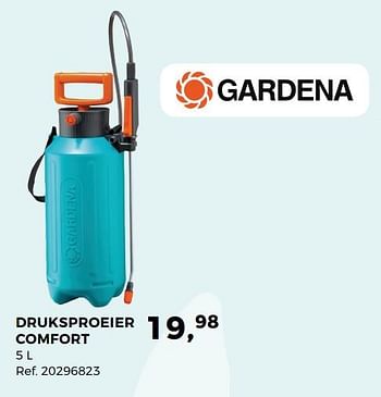 Aanbiedingen Druksproeier comfort - Gardena - Geldig van 20/03/2018 tot 24/04/2018 bij Supra Bazar