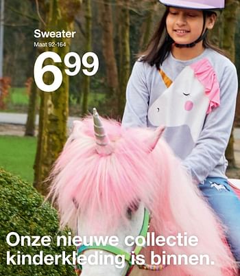 Aanbiedingen Sweater - Huismerk - Zeeman  - Geldig van 24/03/2018 tot 07/04/2018 bij Zeeman