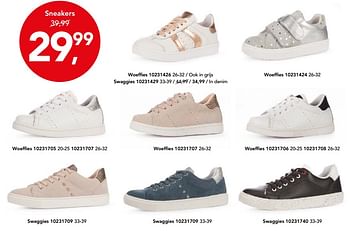 Aanbiedingen Sneakers - Swaggies - Geldig van 01/04/2018 tot 15/04/2018 bij Bristol