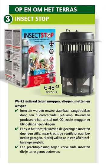 Aanbiedingen Insect stop - BSI - Geldig van 26/03/2018 tot 31/10/2018 bij Multi Bazar