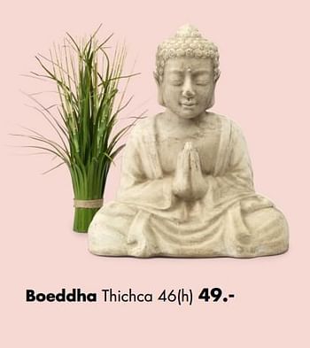 Aanbiedingen Boeddha thichca - Huismerk - Multi Bazar - Geldig van 02/04/2018 tot 06/05/2018 bij Multi Bazar