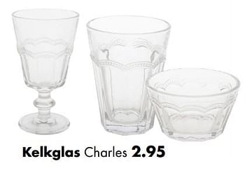 Aanbiedingen Kelkglas charles - Huismerk - Multi Bazar - Geldig van 18/04/2018 tot 31/05/2018 bij Multi Bazar