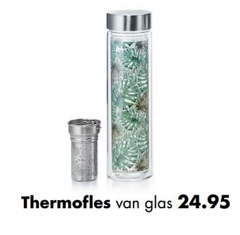 Aanbiedingen Thermofles van glas - Huismerk - Multi Bazar - Geldig van 18/04/2018 tot 31/05/2018 bij Multi Bazar