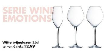 Aanbiedingen Witte wijnglazen - Huismerk - Multi Bazar - Geldig van 18/04/2018 tot 31/05/2018 bij Multi Bazar