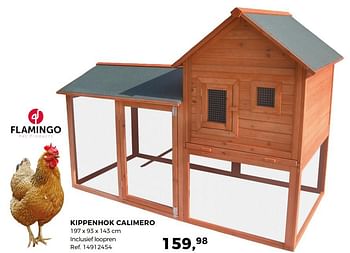 Aanbiedingen Kippenhok calimero - Karlie-Flamingo - Geldig van 24/04/2018 tot 29/05/2018 bij Supra Bazar