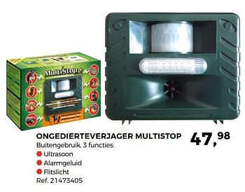 Aanbiedingen Ongedierteverjager multistop - MultiStop - Geldig van 24/04/2018 tot 29/05/2018 bij Supra Bazar