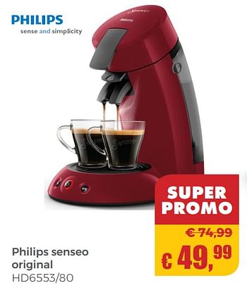 Aanbiedingen Philips senseo original hd6553-80 - Philips - Geldig van 22/04/2018 tot 12/05/2018 bij Multi Bazar