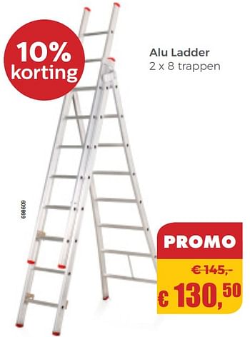 Aanbiedingen Alu ladder - Huismerk - Multi Bazar - Geldig van 20/05/2018 tot 30/06/2018 bij Multi Bazar