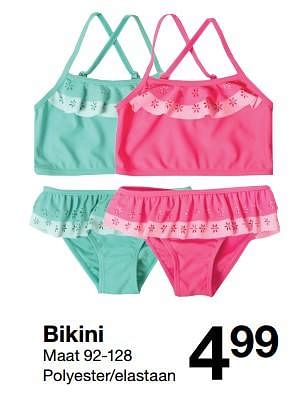 Aanbiedingen Bikini - Huismerk - Zeeman  - Geldig van 26/05/2018 tot 09/06/2018 bij Zeeman