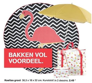 Aanbiedingen Koeltas groot - Huismerk - Zeeman  - Geldig van 26/05/2018 tot 09/06/2018 bij Zeeman