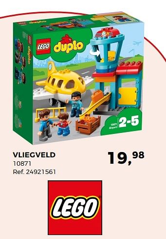 Aanbiedingen Lego duplo vliegveld 10871 - Lego - Geldig van 29/05/2018 tot 26/06/2018 bij Supra Bazar
