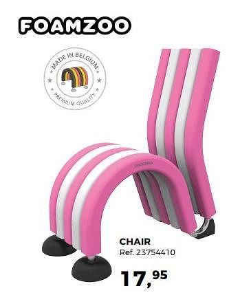 Aanbiedingen Chair - Foamzoo - Geldig van 29/05/2018 tot 26/06/2018 bij Supra Bazar
