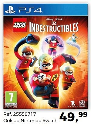 Aanbiedingen Indestructibles - Warner Brothers Interactive Entertainment - Geldig van 26/06/2018 tot 31/07/2018 bij Supra Bazar