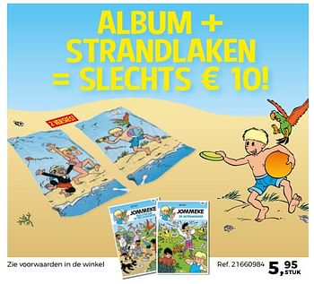 Aanbiedingen Album + strandlaken - Huismerk - Supra Bazar - Geldig van 26/06/2018 tot 31/07/2018 bij Supra Bazar
