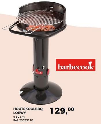 Aanbiedingen Houtskoolbbq loewy - Barbecook - Geldig van 26/06/2018 tot 31/07/2018 bij Supra Bazar