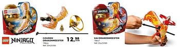 Aanbiedingen Gouden drakenmeester - Lego - Geldig van 26/06/2018 tot 31/07/2018 bij Supra Bazar