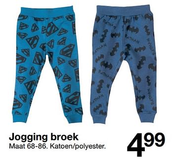 Aanbiedingen Jogging broek - Huismerk - Zeeman  - Geldig van 01/07/2018 tot 31/12/2018 bij Zeeman