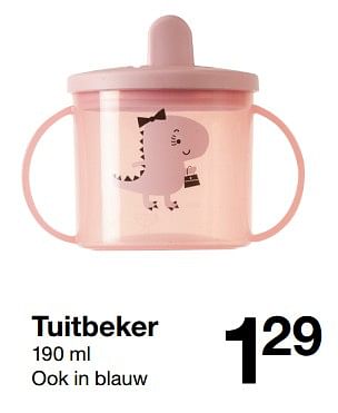 Aanbiedingen Tuitbeker - Huismerk - Zeeman  - Geldig van 01/07/2018 tot 31/12/2018 bij Zeeman