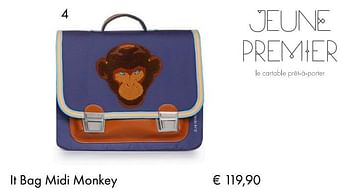 Aanbiedingen It bag midi monkey - Jeune Premier - Geldig van 10/07/2018 tot 15/09/2018 bij Multi Bazar