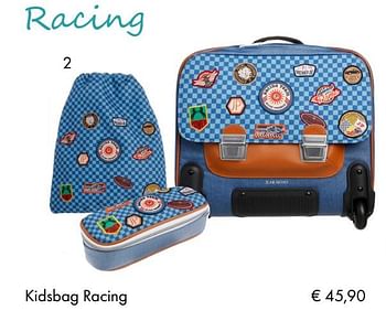 Aanbiedingen Kidsbag racing - Jeune Premier - Geldig van 10/07/2018 tot 15/09/2018 bij Multi Bazar