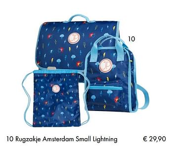 Aanbiedingen Rugzakje amsterdam small lightning - JP - Geldig van 10/07/2018 tot 15/09/2018 bij Multi Bazar