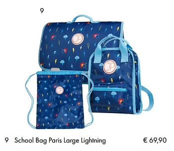 Aanbiedingen School bag paris large lightning - JP - Geldig van 10/07/2018 tot 15/09/2018 bij Multi Bazar