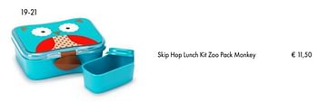 Aanbiedingen Skip hop lunch kit zoo pack monkey - Skip Hop - Geldig van 10/07/2018 tot 15/09/2018 bij Multi Bazar