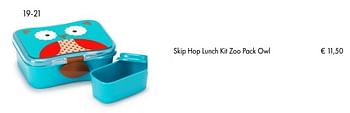 Aanbiedingen Skip hop lunch kit zoo pack owl - Skip Hop - Geldig van 10/07/2018 tot 15/09/2018 bij Multi Bazar