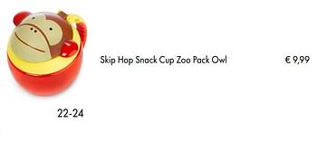 Aanbiedingen Skip hop snack cup zoo pack owl - Skip Hop - Geldig van 10/07/2018 tot 15/09/2018 bij Multi Bazar