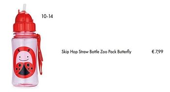 Aanbiedingen Skip hop straw bottle zoo pack butterfly - Skip Hop - Geldig van 10/07/2018 tot 15/09/2018 bij Multi Bazar
