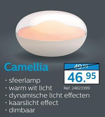 Aanbiedingen Philips camellia sfeerlamp - Philips - Geldig van 31/07/2018 tot 11/09/2018 bij Supra Bazar