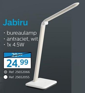 Aanbiedingen Philips jabiru bureaulamp - Philips - Geldig van 31/07/2018 tot 11/09/2018 bij Supra Bazar