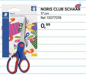 Aanbiedingen Noris club hobbyschaar - Staedtler - Geldig van 31/07/2018 tot 11/09/2018 bij Supra Bazar