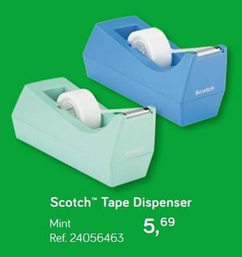 Aanbiedingen Scotch tape dispenser mint - Scotch - Geldig van 31/07/2018 tot 11/09/2018 bij Supra Bazar