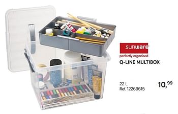 Aanbiedingen Q-line multibox - Sunware - Geldig van 31/07/2018 tot 11/09/2018 bij Supra Bazar