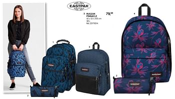 Aanbiedingen Eastpak rugzak pinnacle - Eastpak - Geldig van 31/07/2018 tot 11/09/2018 bij Supra Bazar