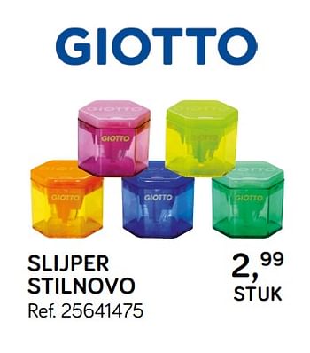 Aanbiedingen Slijper stilnovo - Giotto - Geldig van 31/07/2018 tot 11/09/2018 bij Supra Bazar