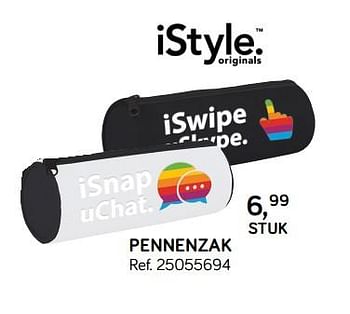 Aanbiedingen Pennenzak - Istyle Originals - Geldig van 31/07/2018 tot 11/09/2018 bij Supra Bazar