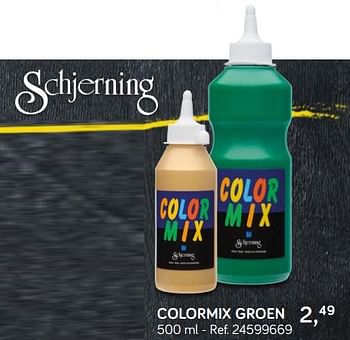 Aanbiedingen Schjerning colormix groen - Schjerning - Geldig van 31/07/2018 tot 11/09/2018 bij Supra Bazar