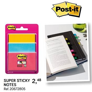 Aanbiedingen Super stickey - Post-It - Geldig van 31/07/2018 tot 11/09/2018 bij Supra Bazar