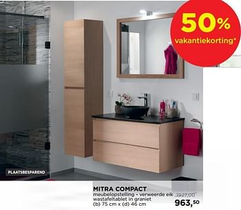 Aanbiedingen Mitra compact meubelopstelling - Balmani - Geldig van 01/08/2018 tot 02/09/2018 bij X2O