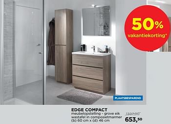 Aanbiedingen Edge compact meubelopstelling - Storke - Geldig van 01/08/2018 tot 02/09/2018 bij X2O